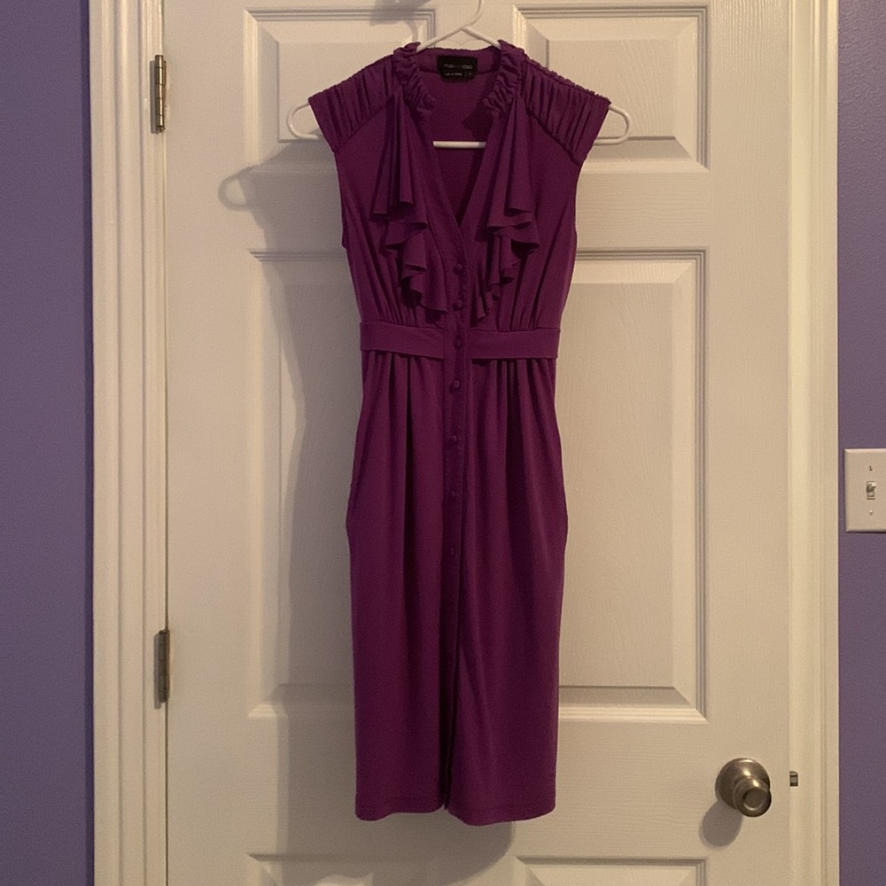 Max and Cleo Purple Dress Size 2